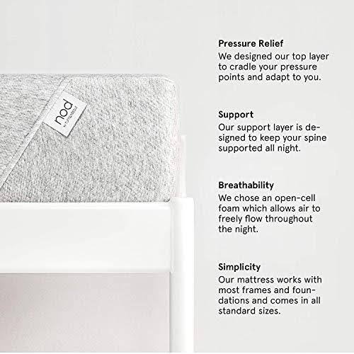 Nod by Tuft u0026 Needle, Adaptive Foam 8-Inch Mattress, King