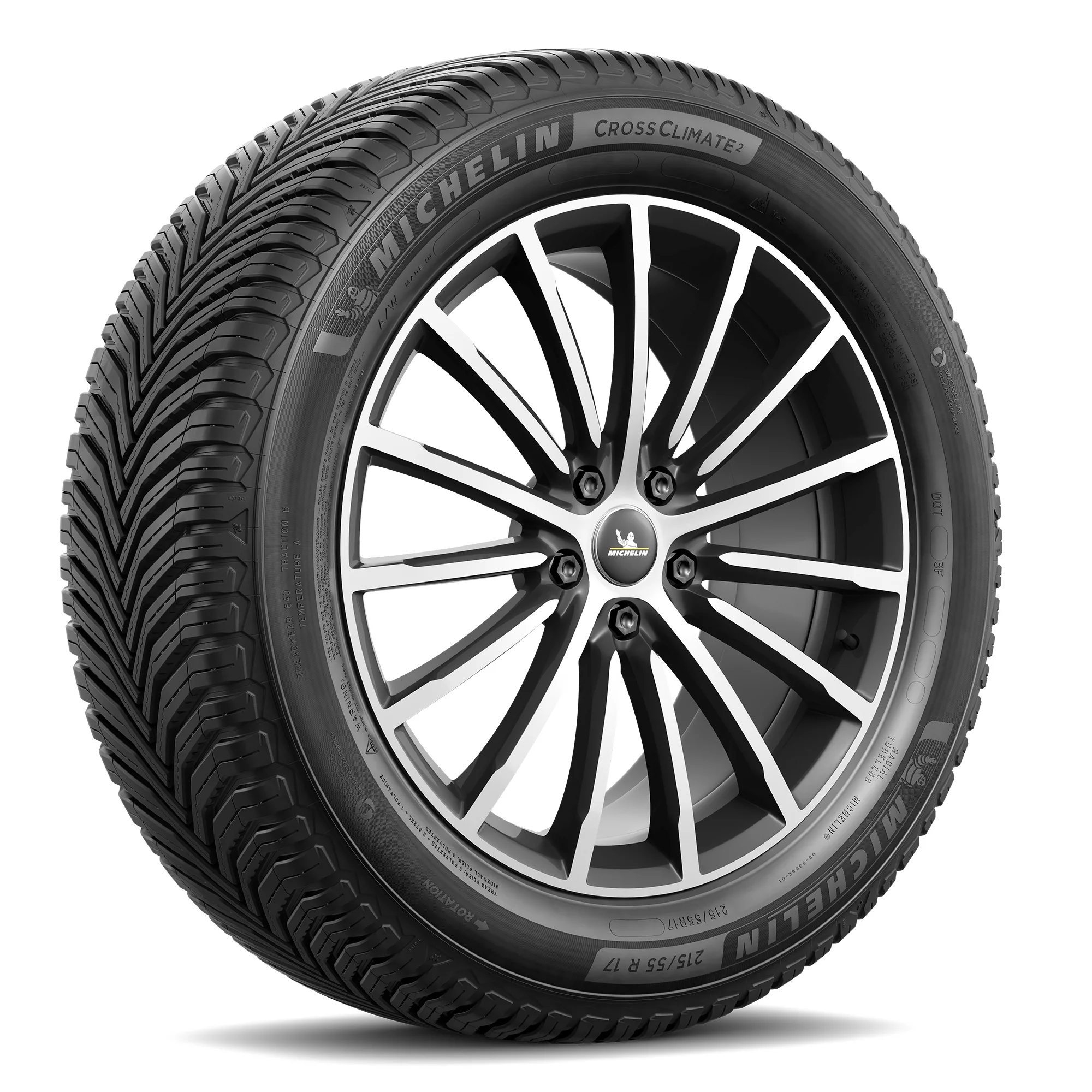 Michelin CrossClimate2 All-Season 235/55R18 100H Tire