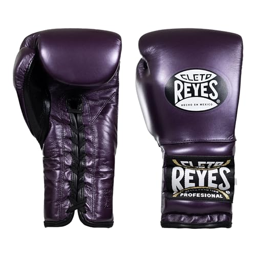CLETO REYES Traditional Professional Boxing Gloves with Laces for Training, Sparring and Heavy Punching Bags for Men and Women, MMA, Kickboxing