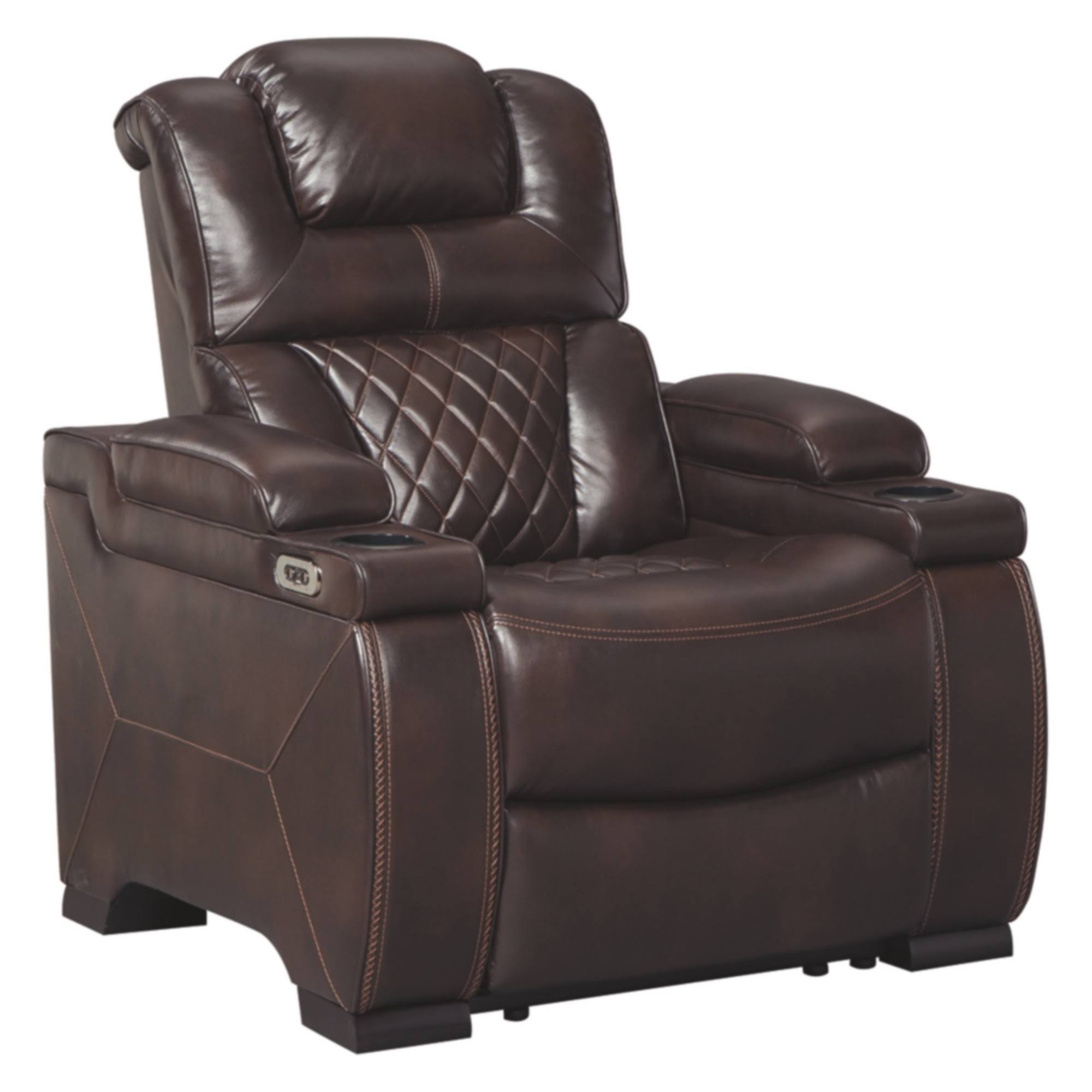 Signature Design Warnerton Chocolate Power Recliner by Ashley