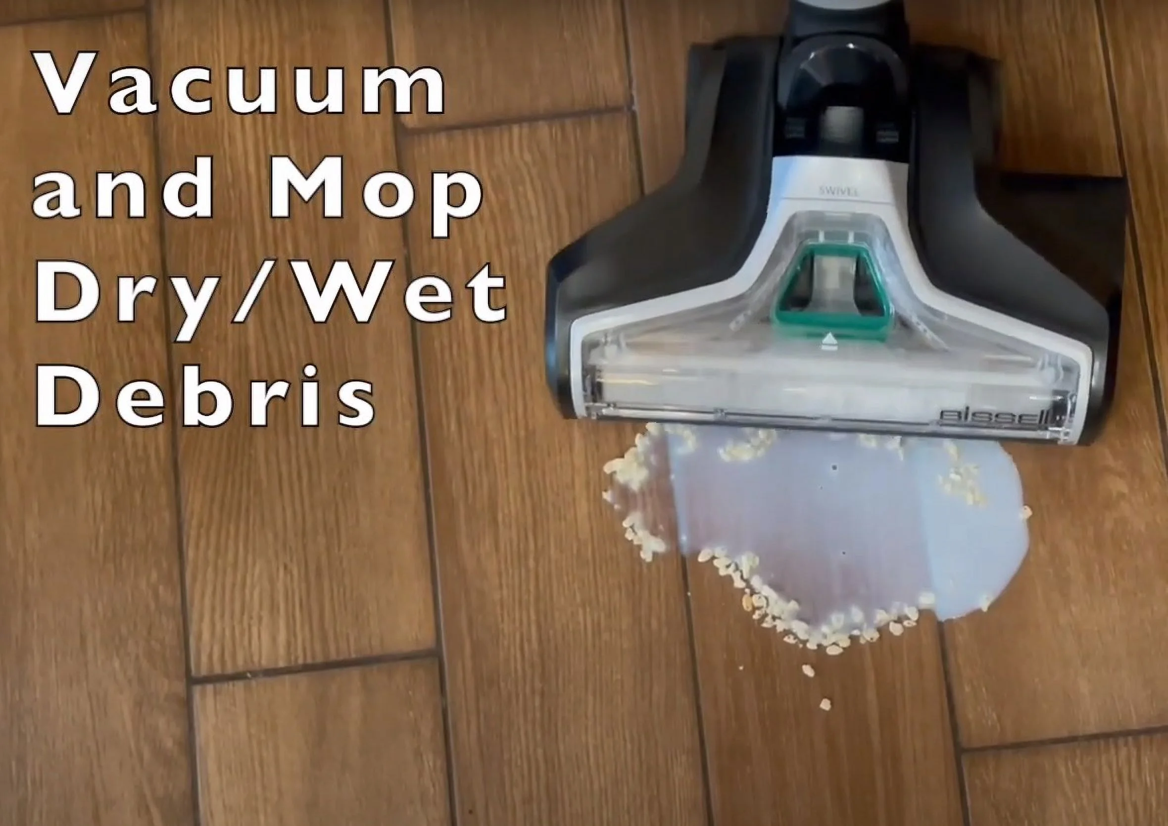 Bissell Commercial Floor Wash 13.5 Inch Combo Wet & Dry Hard Floor Washer/Scrubber & Vacuum BGFW13 + Accessories