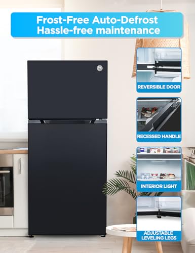 Commercial Cool 11.1 Cu. Ft. Convertible Freezer Refrigerator, Upright Fridge with Glass Shelves, Reversible Door, ENERGY STAR rated, Auto Defrost