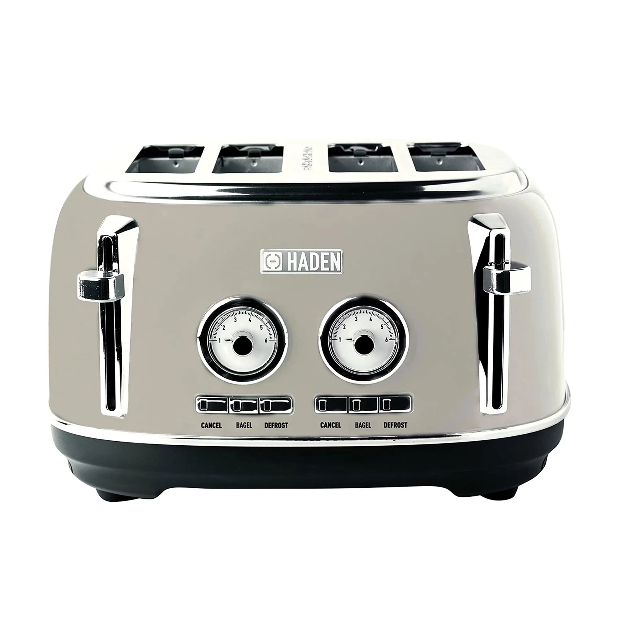 Haden Dorset 1.7 Litrt Stainless Steel Electric Kettle w/ 4 Slice Toaster