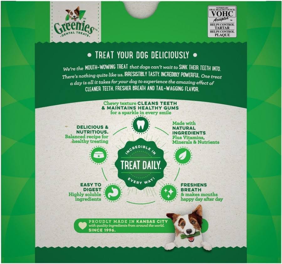 390 Count (3 x 130 ct) Greenies Teenie Dental Dog Treats