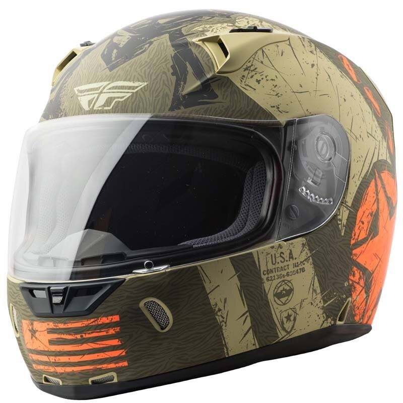 Fly Racing Revolt Helmet - Liberator (Medium) (White/Black)