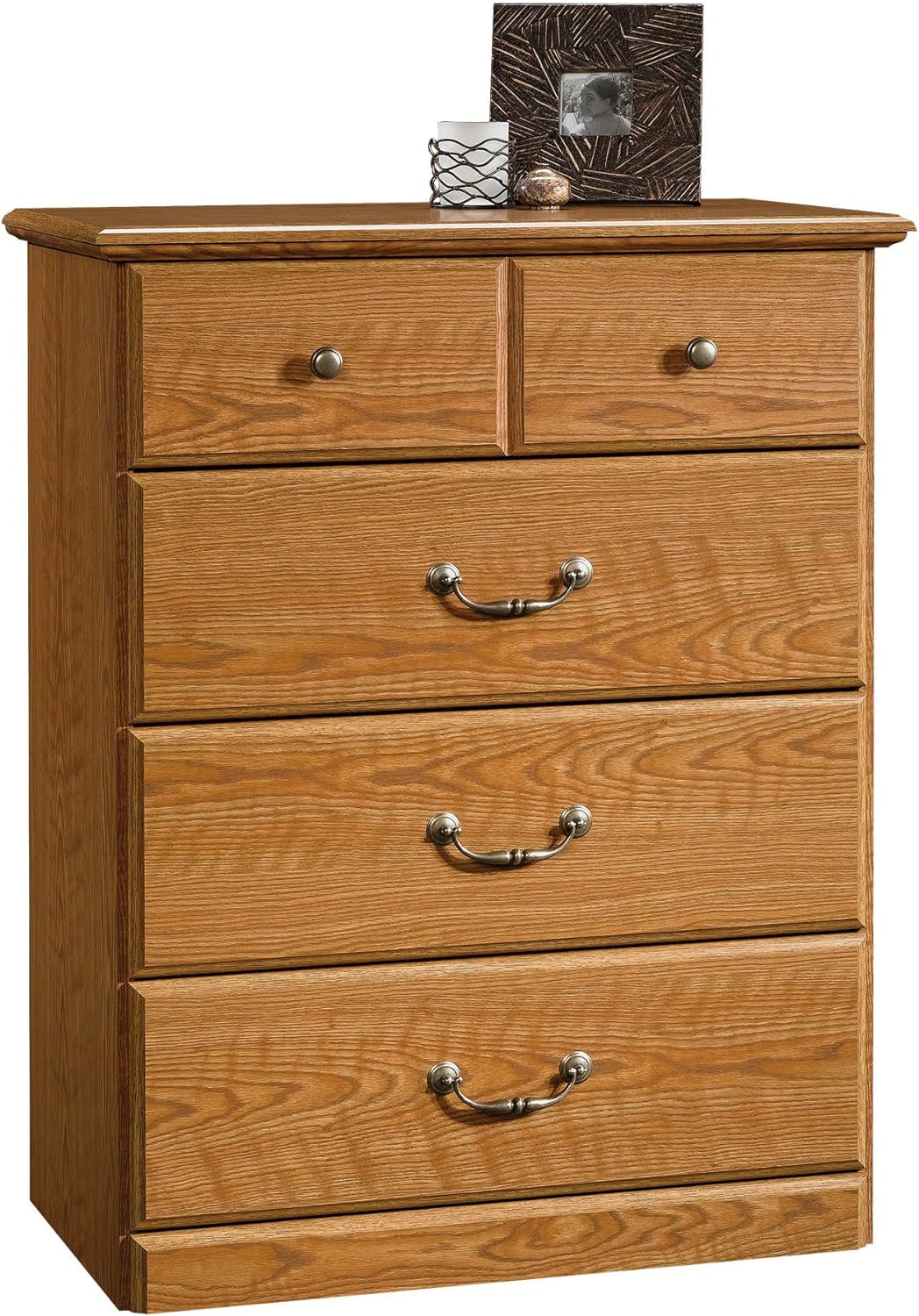 Sauder Orchard Hills 4-Drawer Chest, Carolina Oak finish