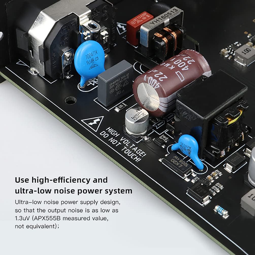 SMSL HO100 Balanced Headphone Amplifier 3000mW×3000mW RCA/XLR Input 6.35mm/4.4mm Balanced Headphone Output HiFi Home Audio Headphone Amp with Gain