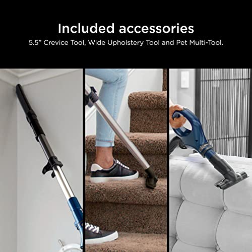 Shark NV151 Navigator Swivel Pro Complete Upright Vacuum with HEPA Filtration, Swivel Steering, Pet Power Brush, Crevice Tool & Upholstery Tool