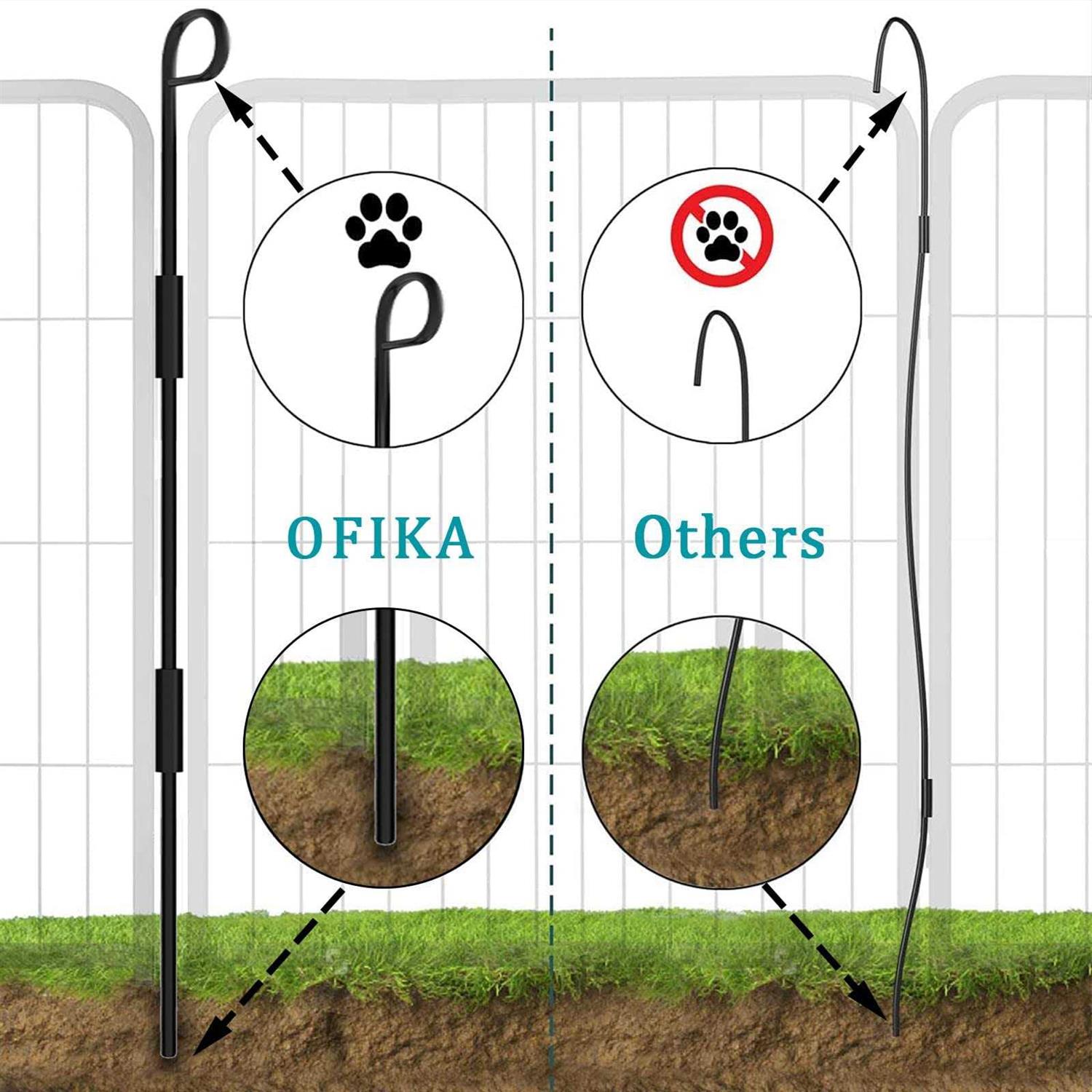 OFIKA Heavy Duty Metal Dog Playpen for medium/small Animals Panels 32 Width - Pet Supplies online store