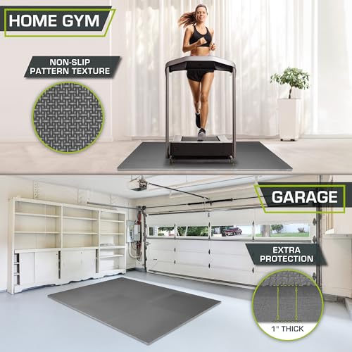 ProsourceFit Extra Thick Puzzle Exercise Mat , EVA Foam Interlocking Tiles for Protective, Cushioned Workout Flooring for Home and Gym Equipment