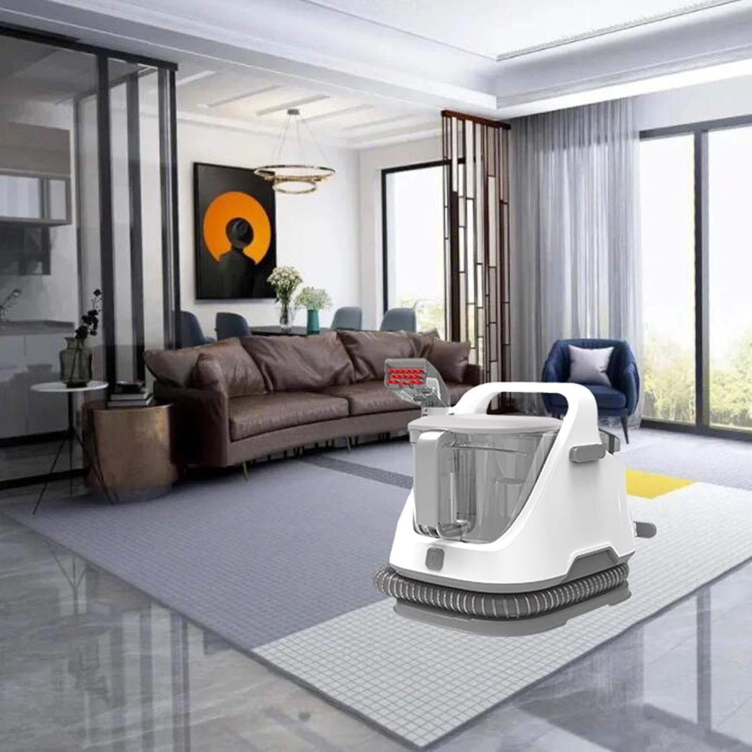 Handheld Carpet Cleaner, 650w Deep Cleaning Equipment, 3 in 1 Cloth Spot Cleaning Machine for Home Office Car - Smart Home Appliances