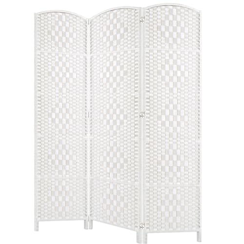 Room Divider, Room Dividers and Folding Privacy Screens, 16in Privacy Screen, 6 Panel Temporary Wall Partitions, 6ft Space Separation Panel Screen