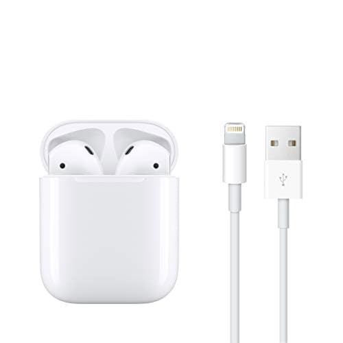 Apple AirPods Wireless Ear Buds, Bluetooth Headphones with Lightning Charging Case Included, Over 24 Hours of Battery Life