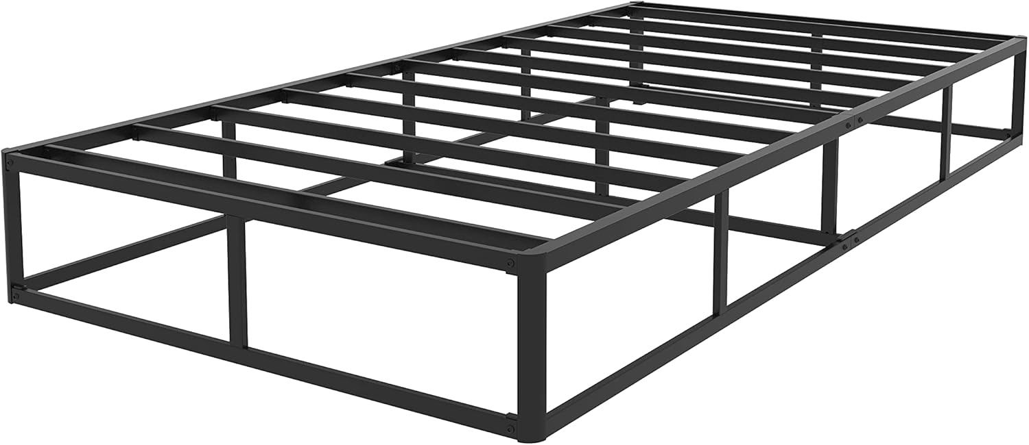 ZIYOO Cal King Box Spring 9 Inch High Profile Easy Assembly,Mattress Foundation/Heavy Duty Metal Steel Structure/Quiet Noise-Free Accessory