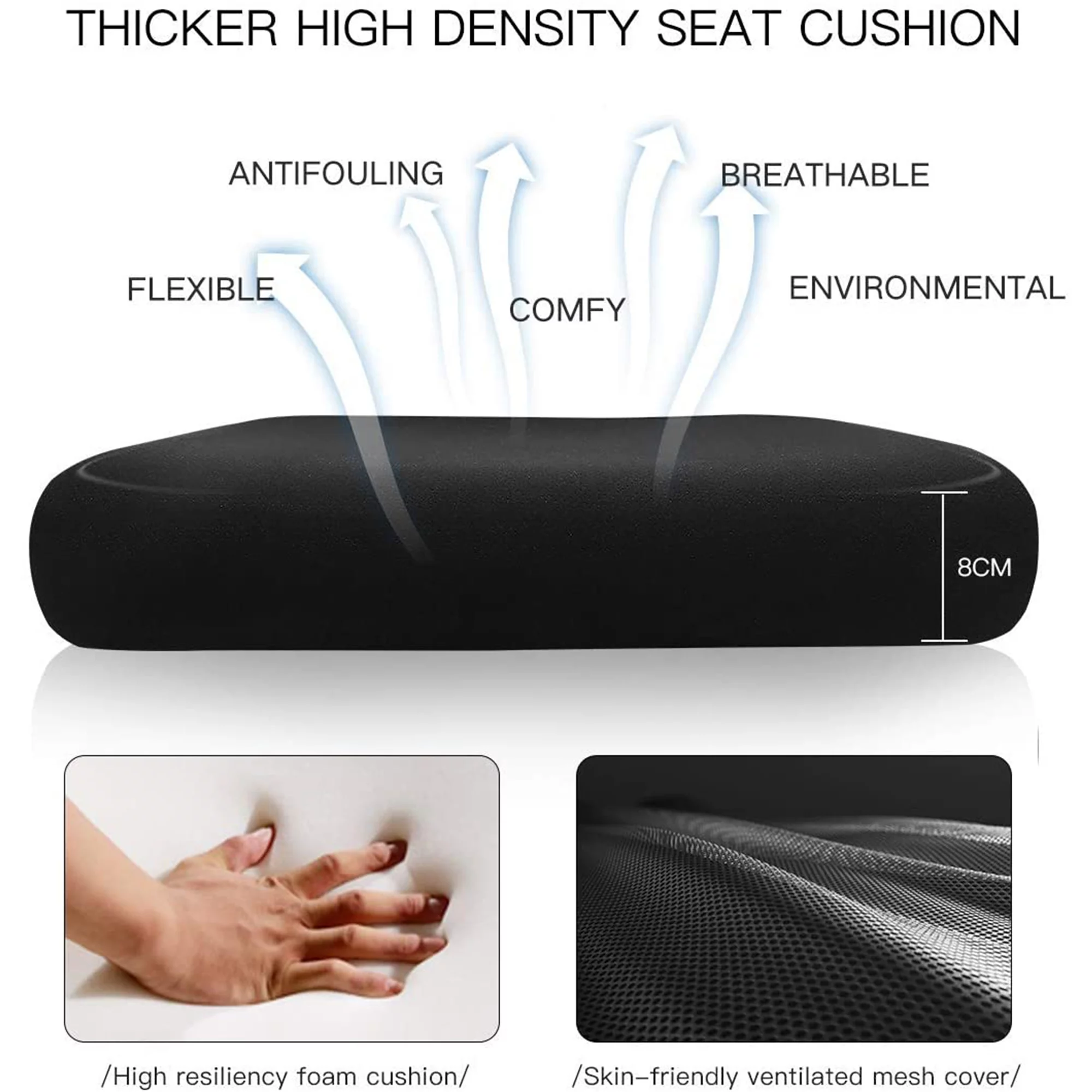 Hbada Ergonomic Office Recliner Chair - High-Back Desk Chair Racing Style with Lumbar Support - Height Adjustable Seat
