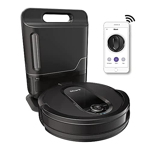 Shark Robot Vacuum & Mop Combo, Powerful Suction, Matrix Plus, 60-Day Debris Capacity, HEPA Bagless Self Empty Base, Sonic Mopping