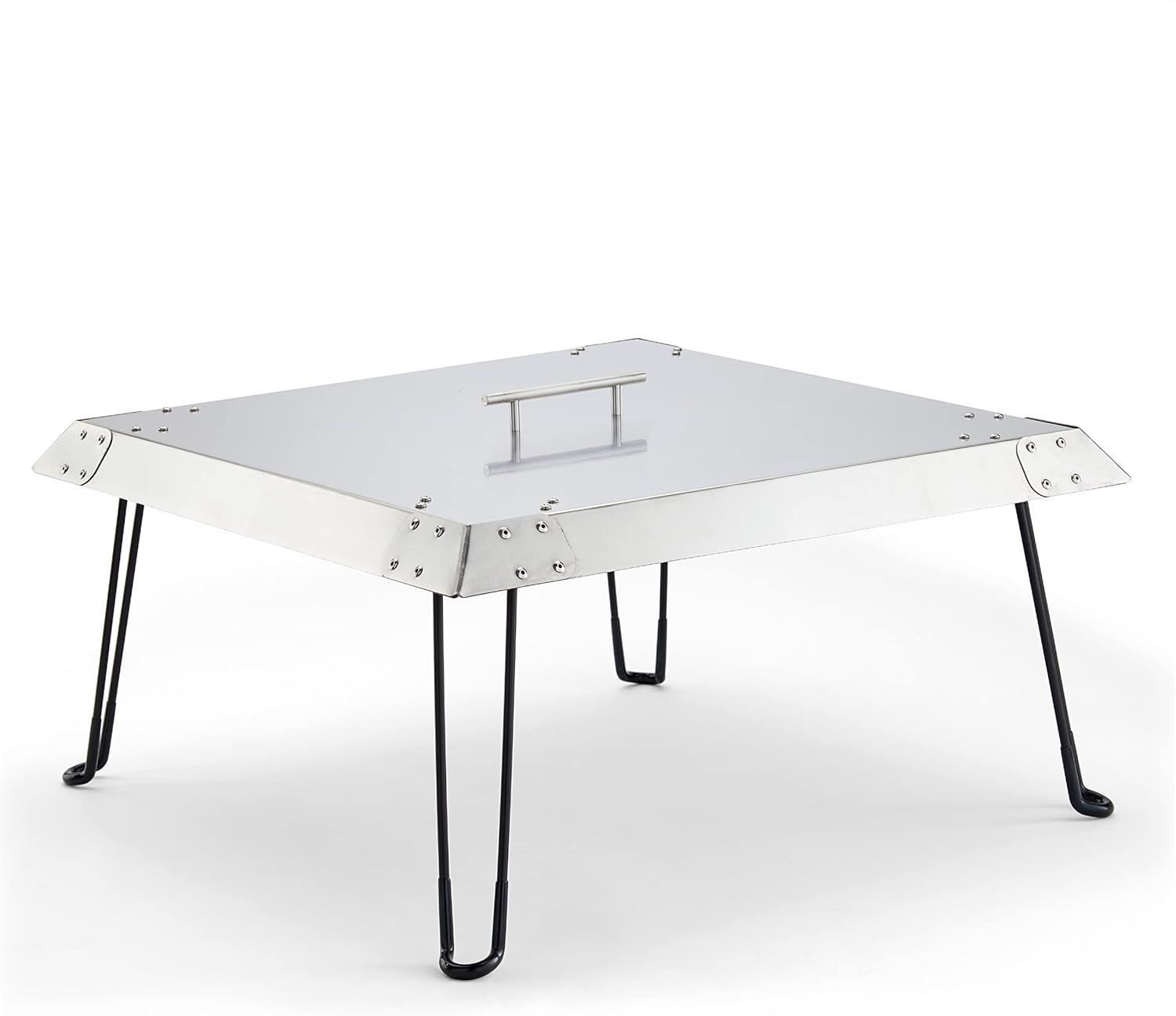 Radiate | Stainless Steel Fire Pit Heat Deflector | 25&rdquo; x 25&rdquo