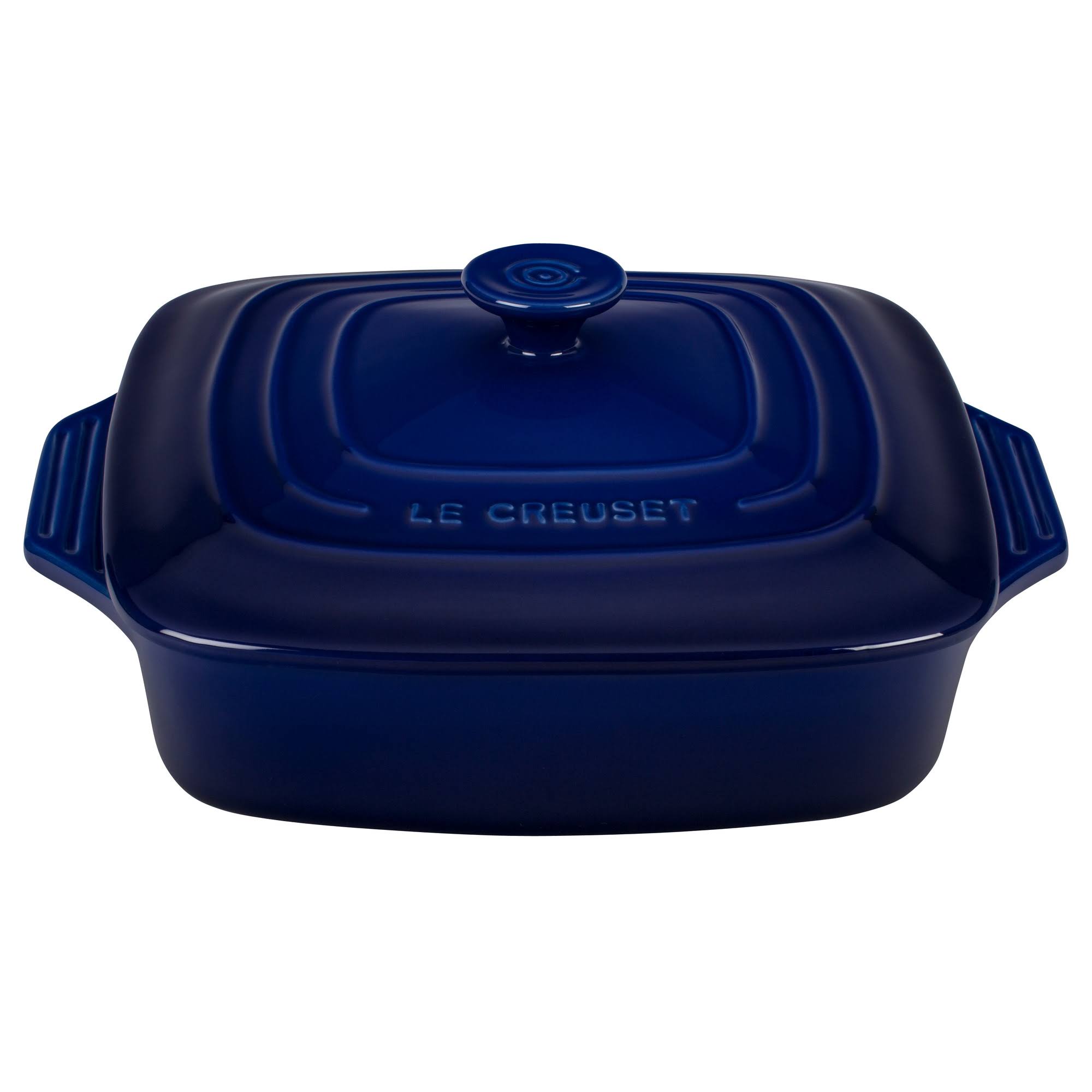 Le Creuset Stoneware Covered Square Casserole, 9.5-Inch, Cerise