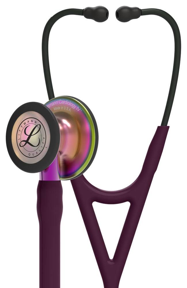 3M Littmann Cardiology IV Stethoscope - Plum / Rainbow / Violet