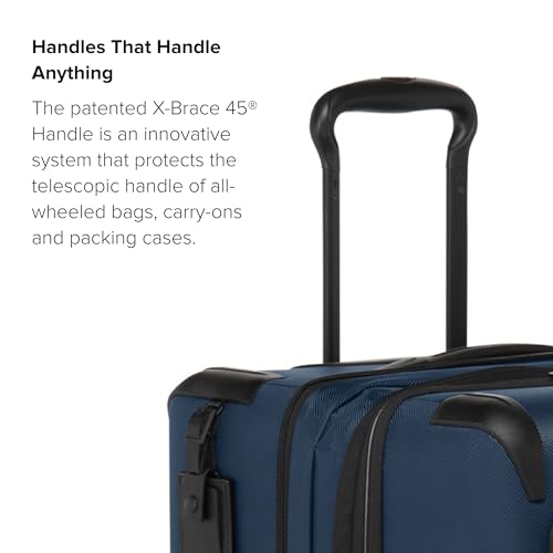 TUMI - Aerotour 4 Wheel Expandable Luggage - Men's and Women's Business and Leisure Travel Suitcase - 21.75" International Expandable Carry-On, Black