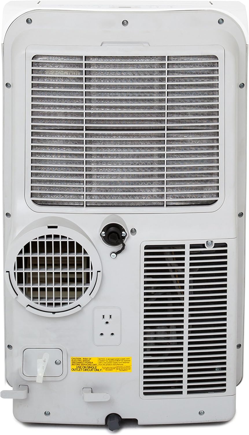 Whynter ARC-148MS 14,000 BTU Portable Air Conditioner, Dehumidifier, Fan with Activated Carbon SilverShield Filter for Rooms up to 450 sq ft