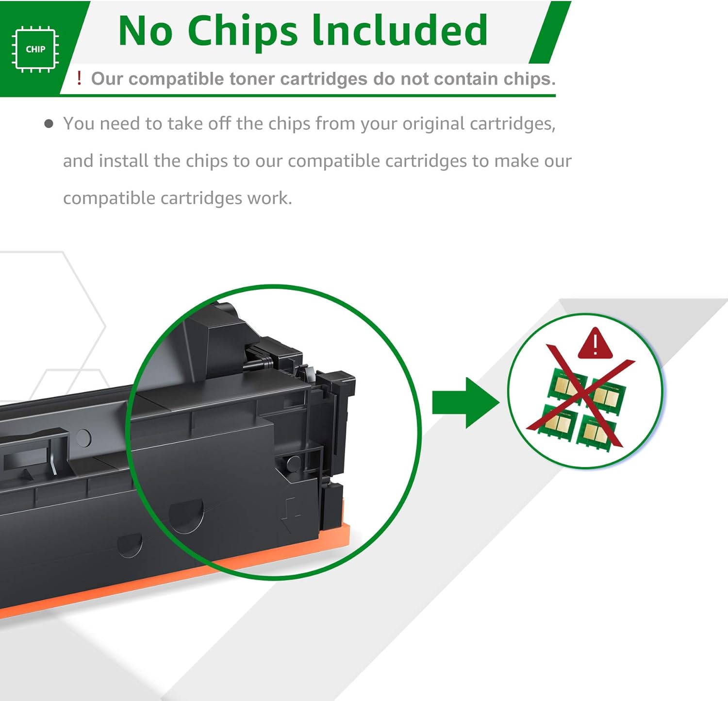 GREENSKY Compatible Toner-Cartridge Replacement for HP 414X W2020X W2021X W2022X W2023X 414A for HP Color Pro MFP M479fdw, M479fdn, M454dw