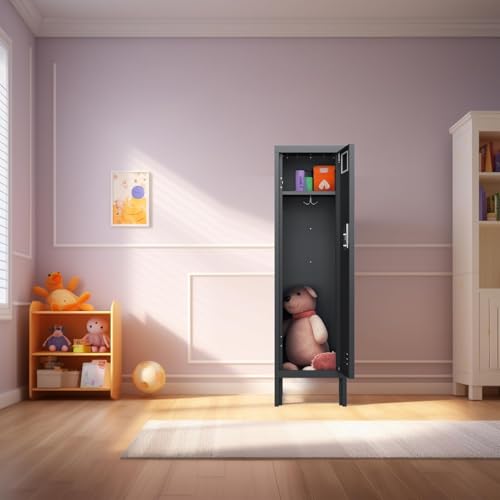 Metal Locker with 5 Doors,Lockers for Employees,66'' Steel Storage Locker for School,Gym, Office, Office,Garage