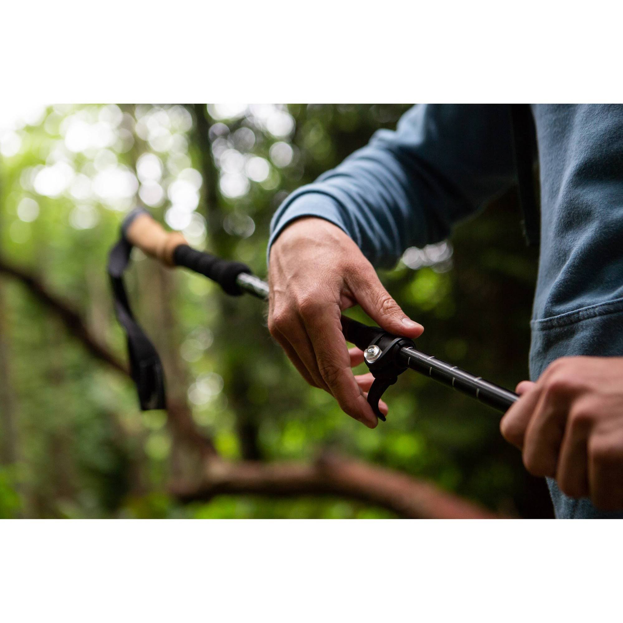 Cascade Mountain Tech Ultralight Carbon Fiber Eva Grip Hiking Trekking Poles