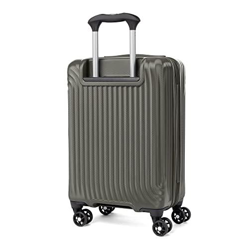 Travelpro Maxlite Air Hardside Expandable Carry on Luggage, 8 Spinner Wheels, Lightweight Hard Shell Polycarbonate Suitcase, Shadow Grey