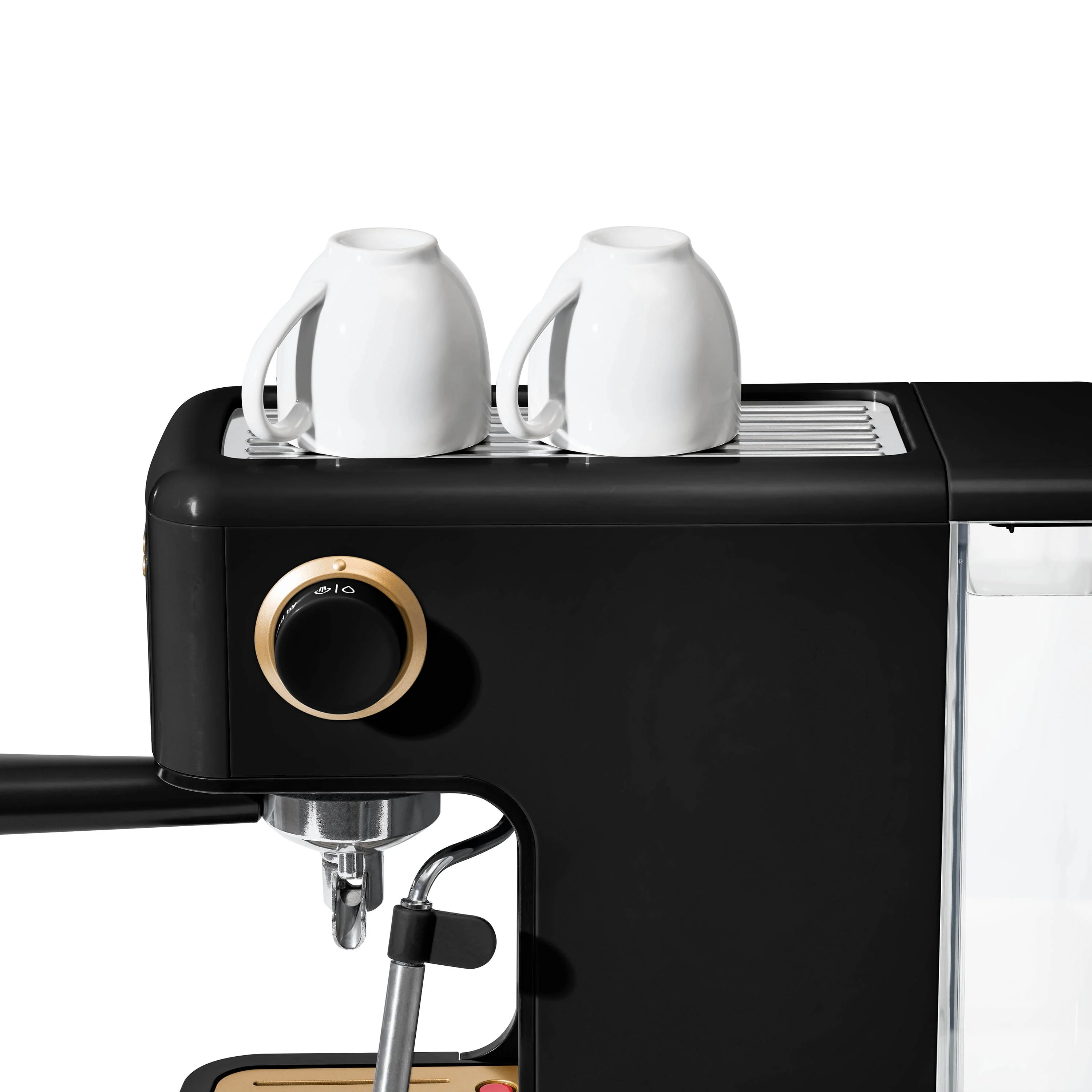 Beautiful Slim Espresso Maker with 20-Bar Pressure, White Icing by Drew Barrymore