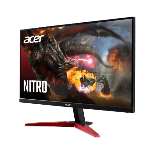 Acer Nitro KG241Y Sbiip 23.8” Full HD (1920 x 1080) VA Gaming Monitor | AMD FreeSync Premium Technology | 165Hz Refresh Rate | 1ms (VRB) | ZeroFrame