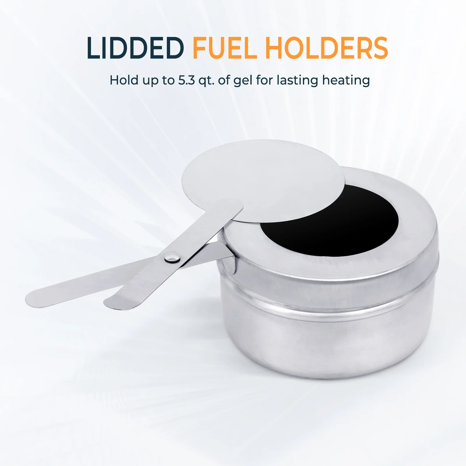 6 Pack Chafing Dish Buffet Set, 5QT Round Stainless Steel Chafer for Catering, Upgraded Chafers and Buffet Warmer Sets w/Food & Water Pan, Lid