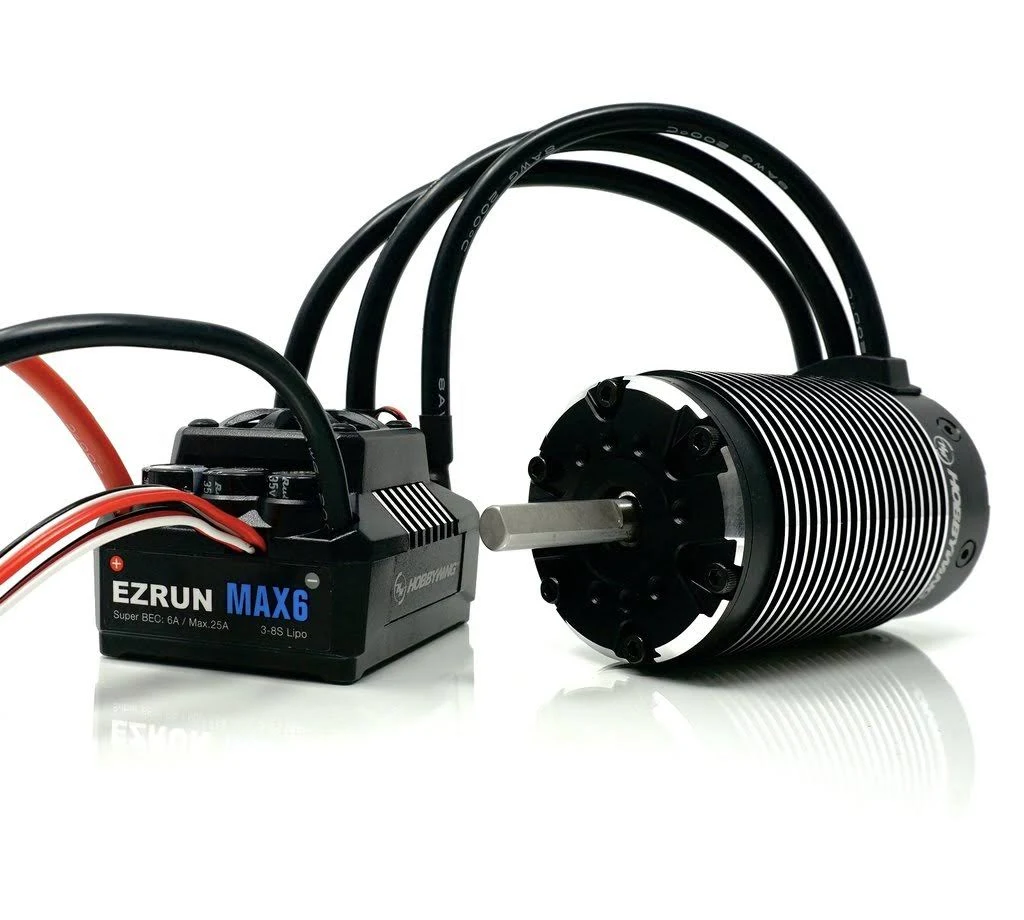 Hobbywing Combo EZRUN MAX6 ESC 5687-1100Kv Motor (Black) 38010802