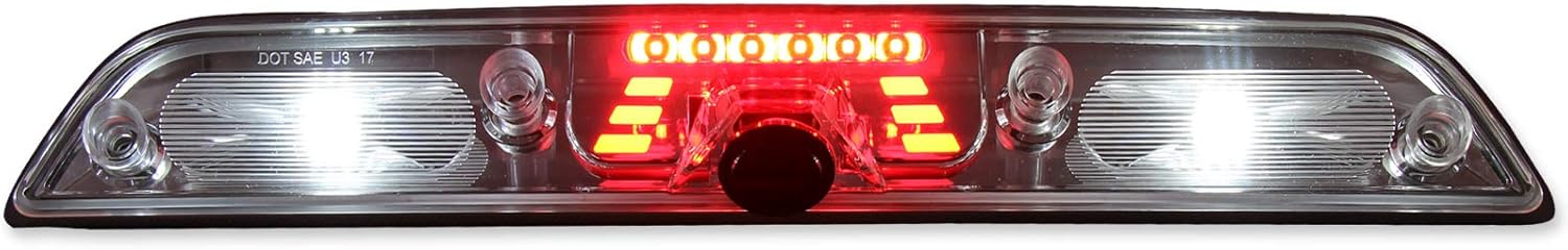 EWAY LED 3rd Third Brake Light Cargo Backup Camera for Ford F150 2015-2020/F250 F350 F450 F550 Super Duty 2017-2021 Rear Lamp High Mount Stop Light