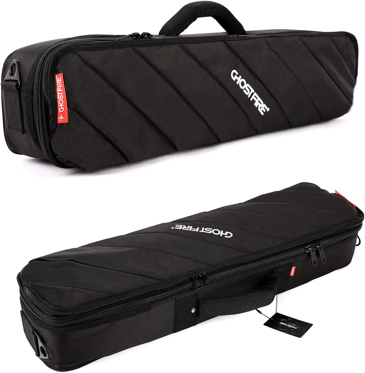 Ghost Fire Guitar Pedal Board Aluminum Alloy Effect Pedalboard with Carry Bag,V series (V-BABY MAX（Deluxe Edition）)