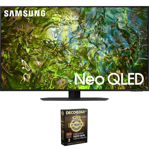 Samsung QN65QN90DA 65 Inch Neo QLED 4K Smart TV (2024) Bundle with 1 YR CPS Enhanced Protection Pack