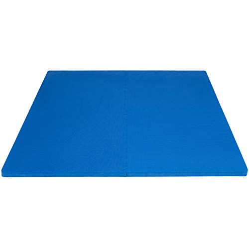 ProsourceFit Extra Thick Puzzle Exercise Mat , EVA Foam Interlocking Tiles for Protective, Cushioned Workout Flooring for Home and Gym Equipment