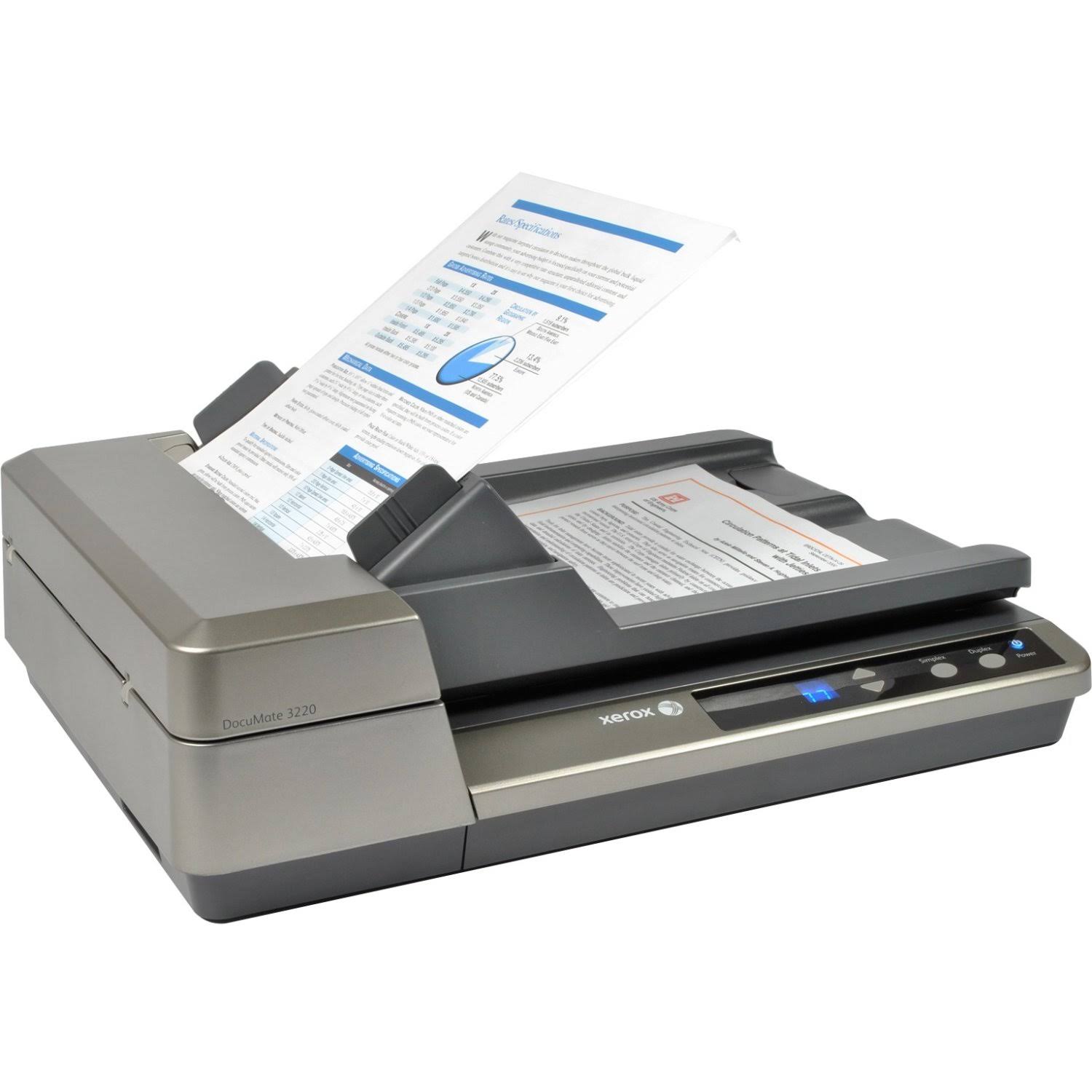 Xerox DocuMate 3220 Flatbed Scanner