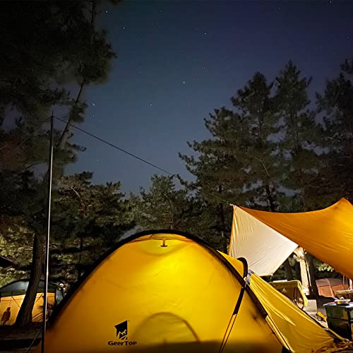 Geertop Portable 2 Person 4 Season Tent Waterproof Backpacking Tent Double Layer All Weather for Camping Hiking Travel Climbing Mountaineering