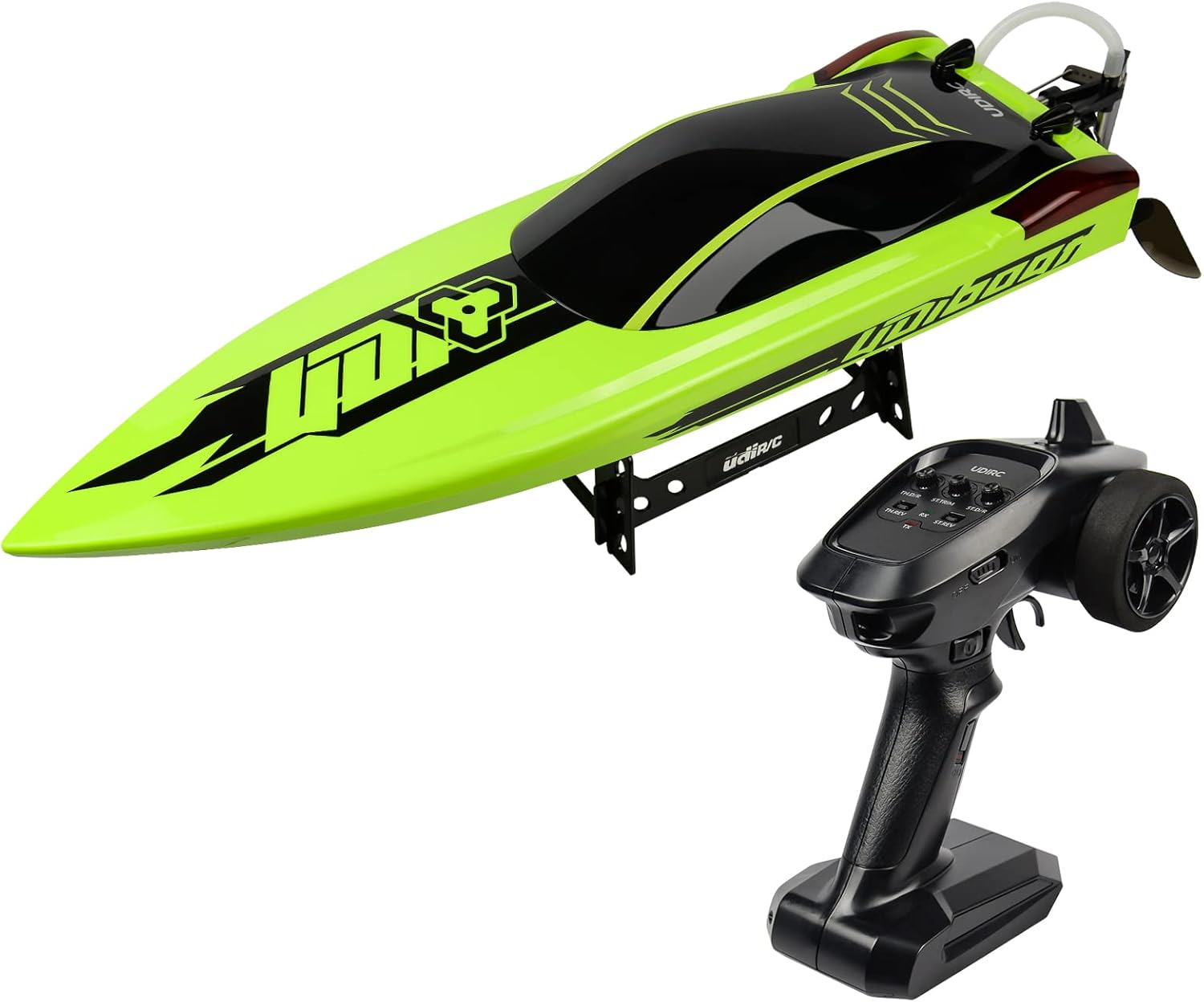 Cheerwing Large RC Racing Boats, Brushless Remote Control Boat 40 Km/h with LED Lights High Speed for Adults and Kids