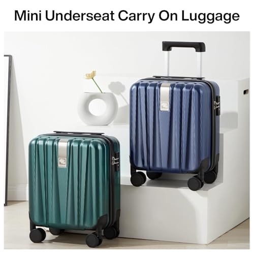 Hanke 29 Inch Luggage Suitcases With Spinner Wheels Lightweight PC hardside Rolling Suitcase With Travel Lock, Checked-Large 29-Inch(Blackish Green)