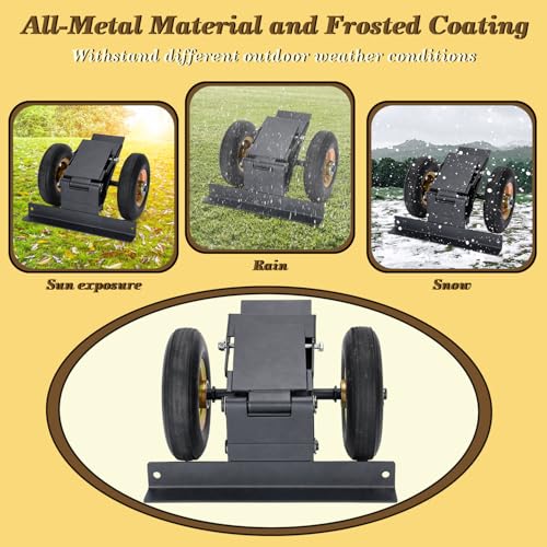 TOPOWN Chicken Coop Mover with Wheel System and Lift Design, Chicken Tractor Mobility Heavy Duty and Weatherproof