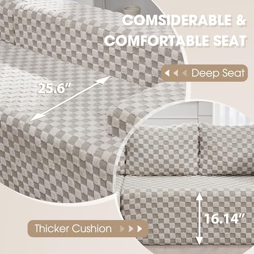 Modular Sectional Sofa Couches L-Shape Couch 3 Seat Modular Sofa Memory Foam Sectional Couches for Living Room
