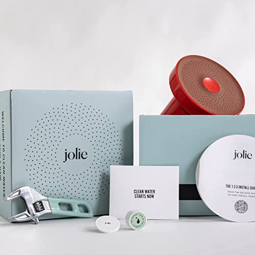 THE JOLIE FILTERED SHOWERHEAD with Shower Water Filter System- High Pressure Showerhead