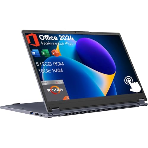 AE86 15.6" 2-in-1 Laptop | 16GB DDR4 RAM 512GB Storage | AMD Ryzen 3 3200U (up to 3.5GHz) | AMD Radeon Vega 3 | FHD Touchscreen | Windows 11 Pro |