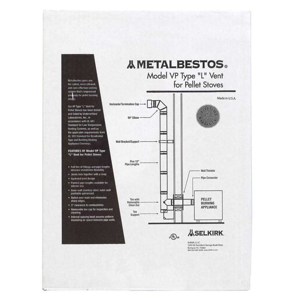Selkirk VP Pellet Pipe Thru-the-Wall Kit - Shop Hardware Tools Online Store