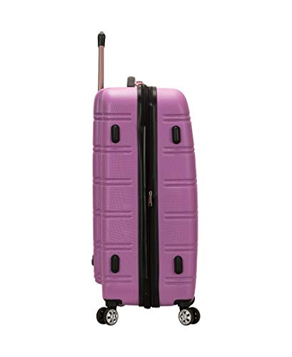 Rockland Melbourne Hardside Expandable Luggage with Spinner Wheels, 2TONEBLUE, 2 Piece (20/28)