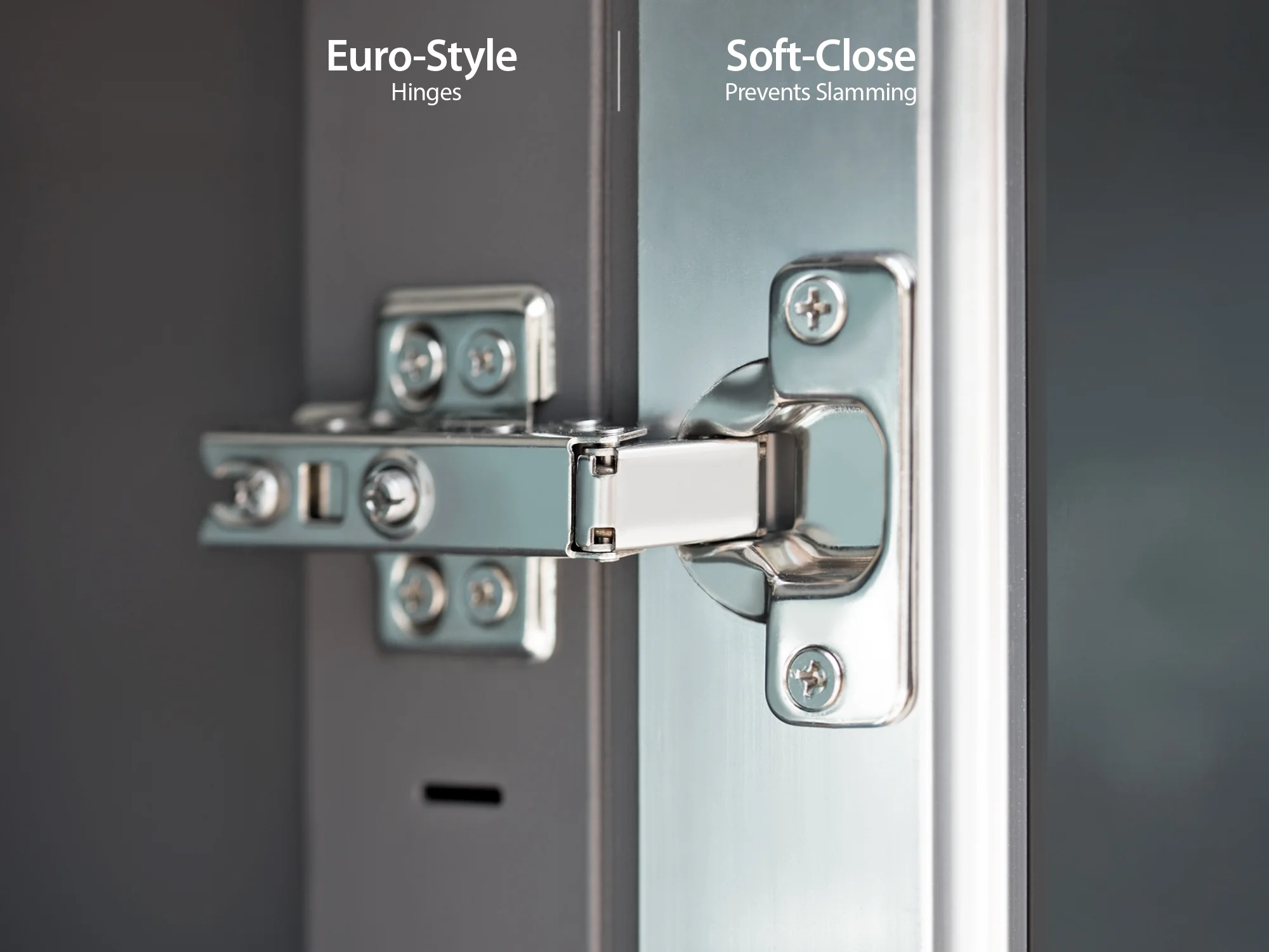 Outdoor Kitchen 5 Piece Cabinet Set in Slate Gray with Countertops