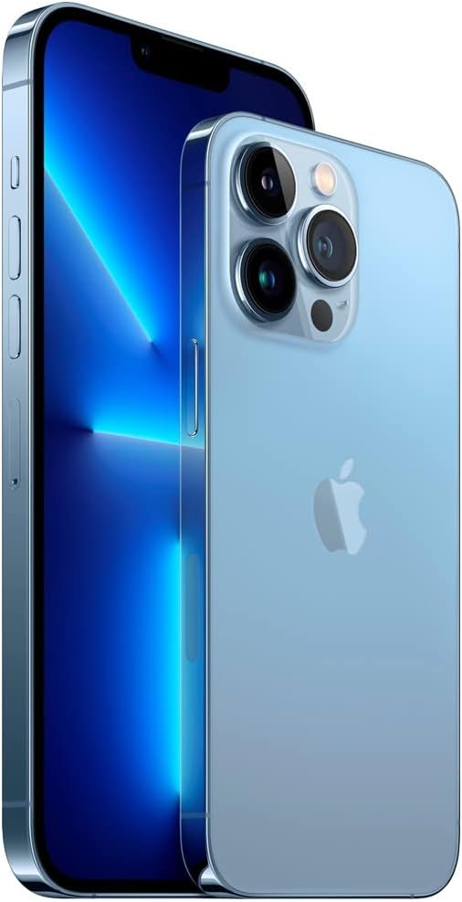 Apple iPhone 13 Pro Max, 512GB, Sierra Blue - Unlocked (Renewed)