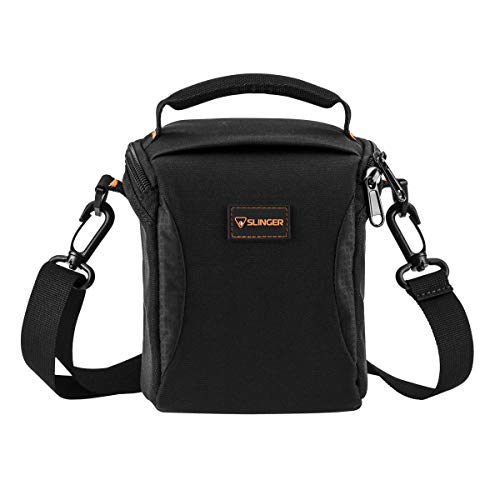 Sony ZV-E10 Mirrorless Camera, Black Bundle with SanDisk 64GB Memory, Slinger Multi-Device Shoulder Bag